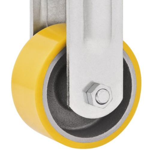 Rod�zio fixo de poliuretano e ferro fundido 5