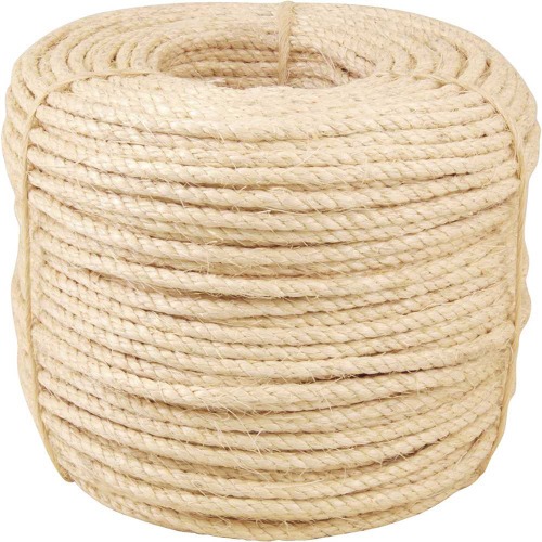Corda de sisal 6 mm com rolo de 220 metros
