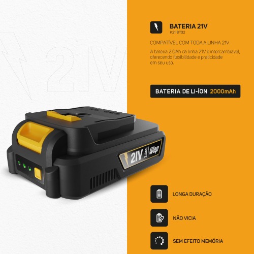 Combo Furadeira Parafusadeira de impacto K21 ID03 + Chave de impacto K21 CH01 21V - K21 KT01 110V/220V Combo Furadeira Parafusadeira de impacto K21 ID03 + Chave de impacto K21 CH01 21V - K21 KT01 110V/220V