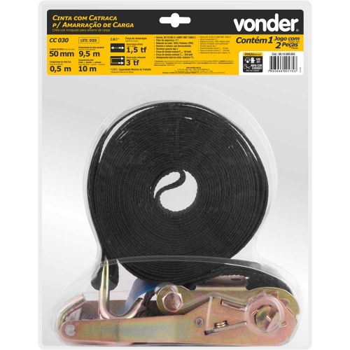 Cinta com catraca para amarra��o de carga 10 metros - CC030 