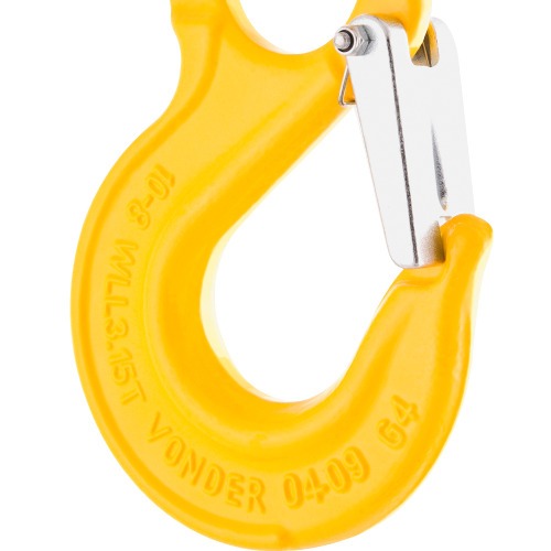 Gancho de a�o com olhal 5,3 toneladas com trava