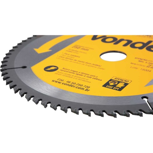 Disco de serra para madeira 250 x 30 mm 72 dentes