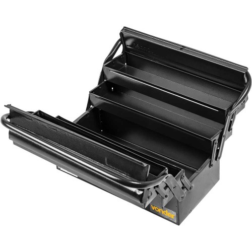 Caixa metálica para ferramentas com 5 gavetas 40 x 19 x 20 cm Caixa metálica para ferramentas com 5 gavetas 40 x 19 x 20 cm