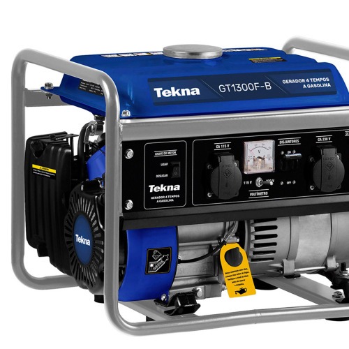 Gerador de energia 1,25 Kva a gasolina partida manual - GT1300F  110V/220V