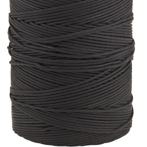 Corda multifilamento 2,0 mm preta rolo com 408 metros Corda multifilamento 2,0 mm preta rolo com 408 metros