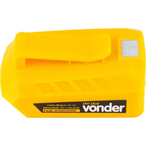 Adaptador usb para recargas em bateria 18V IAV1825