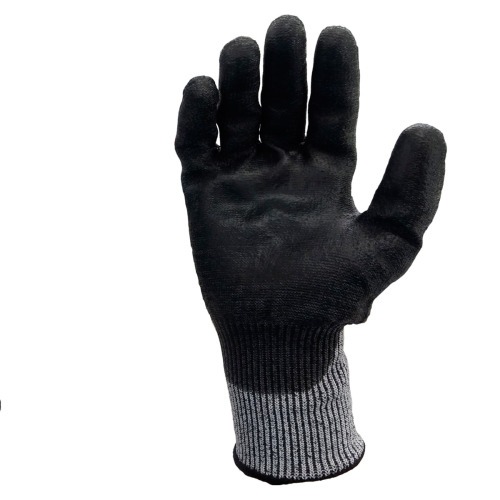 Luva de seguran�a em poli�ster e fibra de vidro com revestimento em PU