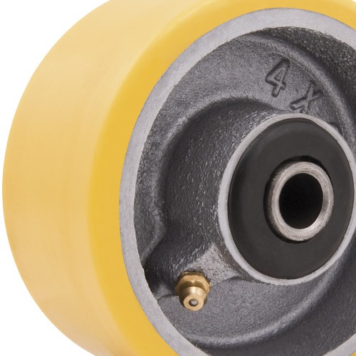 Rod�zio de poliuretano e ferro fundido, 100 mm x 50 mm, 4