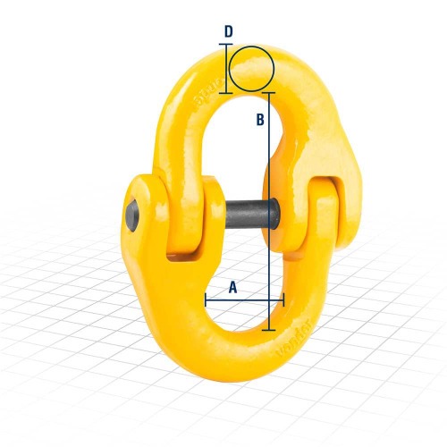 Elo de liga��o para corrente 13 mm
