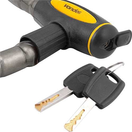 Cadeado para moto 100 cm com chave - 32.52.100.000