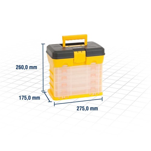 Organizador plástico 275 x 175 x 260 mm ? OPV 0600 Organizador plástico 275 x 175 x 260 mm ? OPV 0600