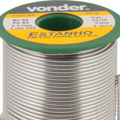Estanho em fio 1,5 mm 40 x 60 - 74.51.406.015