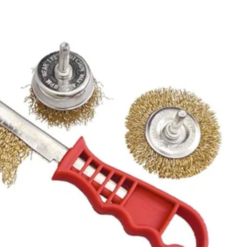 Jogo de escovas de a�o com 3 pe�as - 744849