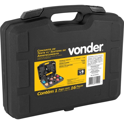 Conjunto de teste do sistema de arrefecimento