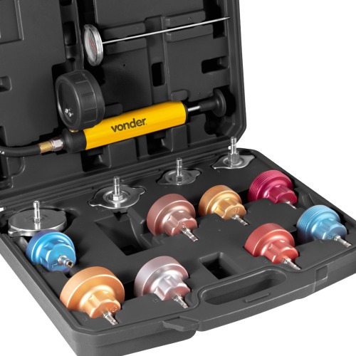 Conjunto de teste do sistema de arrefecimento