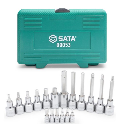 Jogo de soquete com ponta allen 3 a 12 mm encaixe 1/4 Jogo de soquete com ponta allen 3 a 12 mm encaixe 1/4