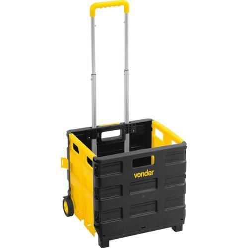 Caixa pl�stica desmont�vel multiuso com rodas