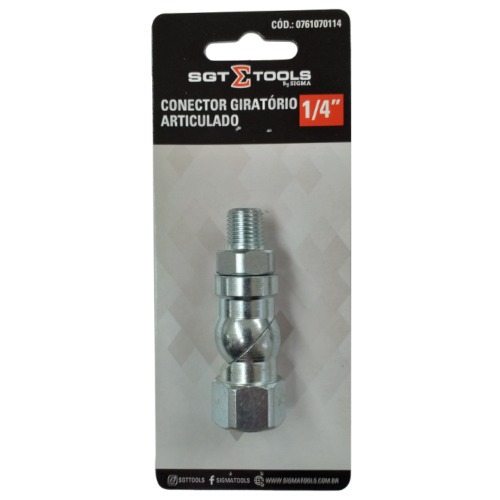 Conector de ar girat�rio articulado 1/4