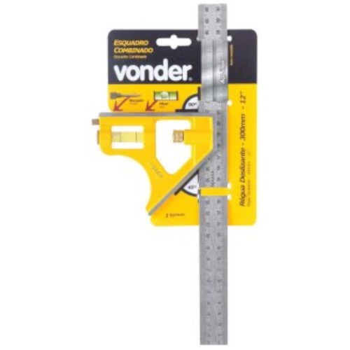 Esquadro de aço combinado 12 Esquadro de aço combinado 12