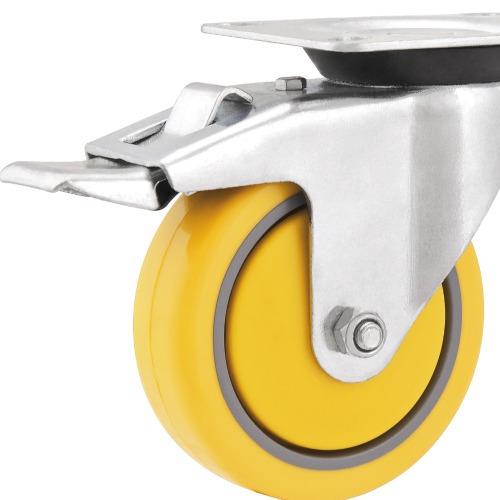 Rod�zio girat�rio de poliuretano e PVC 4