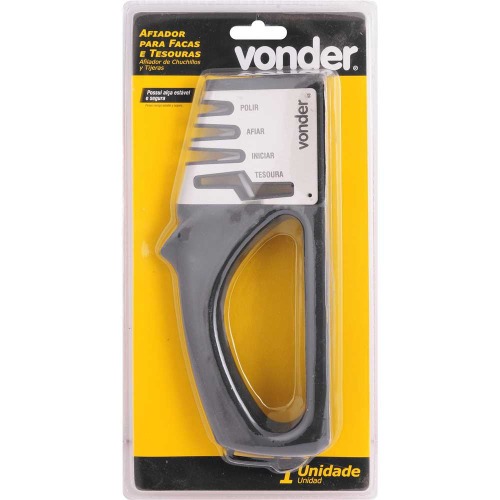 Afiador de facas e tesouras c v�dea e cer�mica