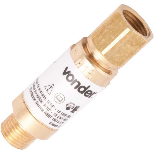 V�lvula corta fogo oxig�nio para ma�arico - VCF 676 MO