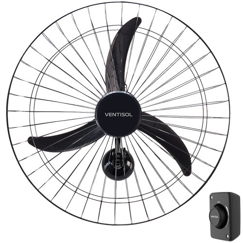 Ventilador de parede 60 cm oscilante grade de aço - 543 110V/220V Ventilador de parede 60 cm oscilante grade de aço - 543 110V/220V