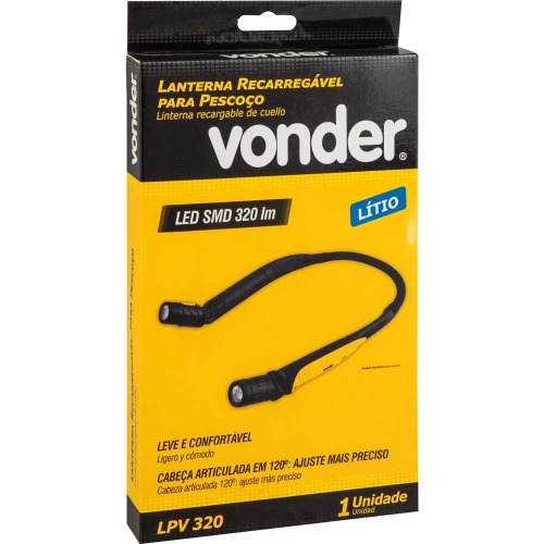 Lanterna recarregável para pescoço LPV 320 Lanterna recarregável para pescoço LPV 320