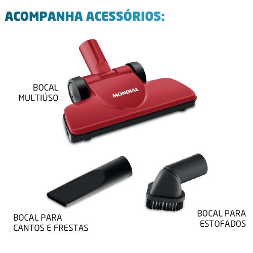 Aspirador de p� 2 em 1 port�til e vertical 1200 watts Turbo Premium - AP-30  220V