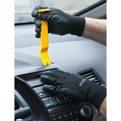 Jogo de esp�tulas de nylon automotivas com 4 pe�as