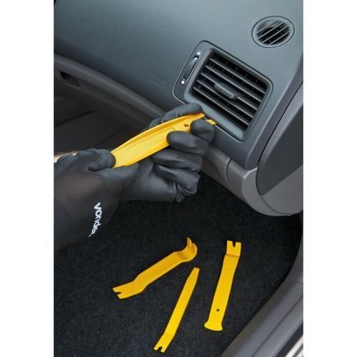 Jogo de esp�tulas de nylon automotivas com 4 pe�as