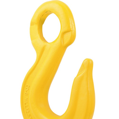 Gancho de aço capacidade 3,15T com olhal sem trava Gancho de aço capacidade 3,15T com olhal sem trava