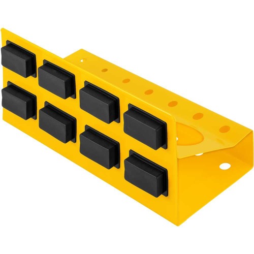 Prateleira magn�tica para chaves e latas de spray