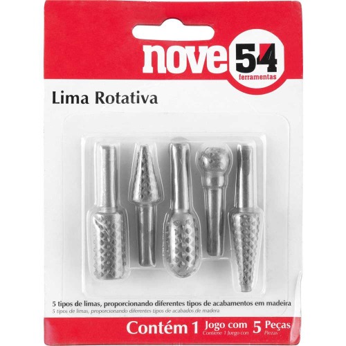 Jogo de limas rotativas 5 pe�as