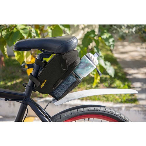 Bolsa de selim com suporte de garrafa d?água para bicicleta Bolsa de selim com suporte de garrafa d?água para bicicleta