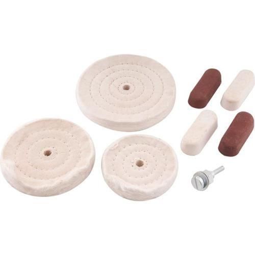 Jogo de rodas de pano para polimento 