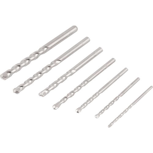 Jogo de brocas para concreto 3 a 10 mm com 7 pe�as