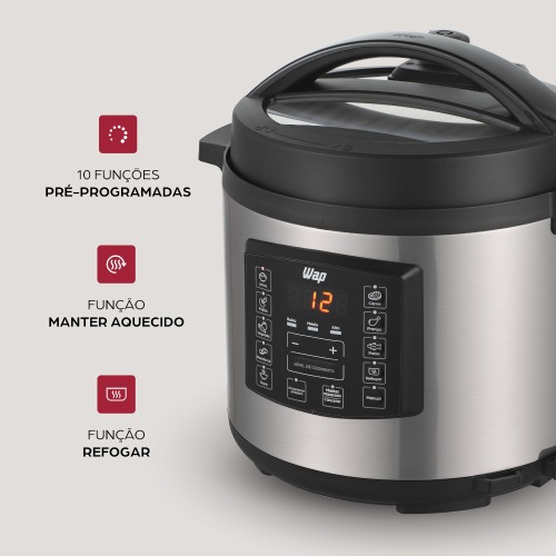 Panela de press�o el�trica digital 6 litros - Prosd�cimo WPPE1  110V