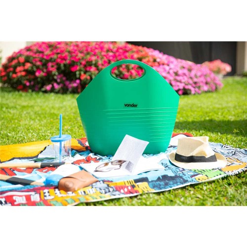 Bolsa plástica multiuso 8,5 litros verde Bolsa plástica multiuso 8,5 litros verde