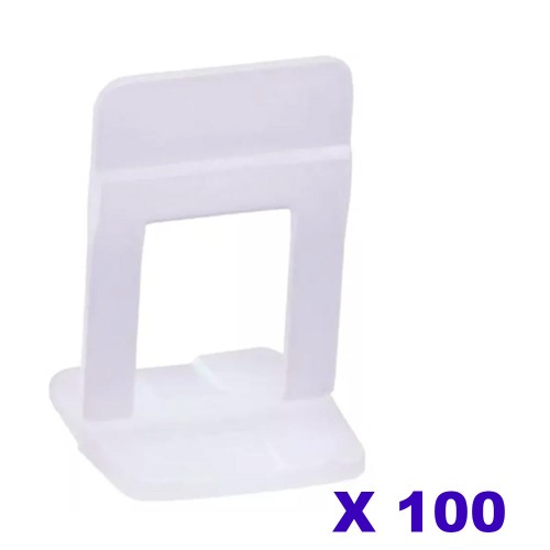 Espa�ador de 1,5 mm para nivelamento de piso com 100 pe�as - SLIM