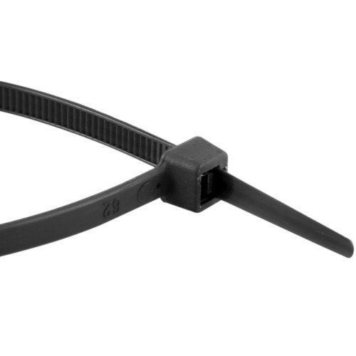 Abra�adeira de nylon  preta 4,8 mm x 20 cm com 100 pe�as