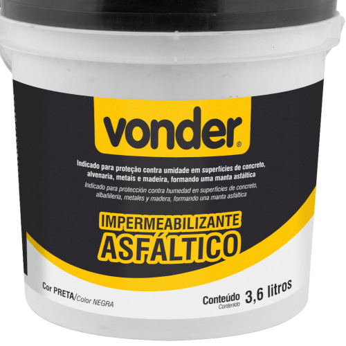 Impermeabilizante asfáltico 3,6 litros Impermeabilizante asfáltico 3,6 litros