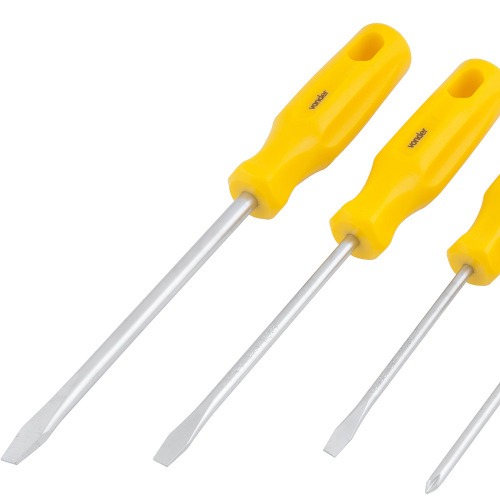 Jogo de chaves fenda e phillips com 6 pe�as