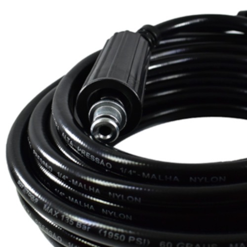 Mangueira para lavadora de alta pressão M22/14 X Engate rápido com 10 metros Mangueira para lavadora de alta pressão M22/14 X Engate rápido com 10 metros