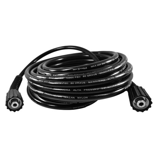 Mangueira para lavadora de alta pressão M22/14 X M22/14 com 10 metros Mangueira para lavadora de alta pressão M22/14 X M22/14 com 10 metros