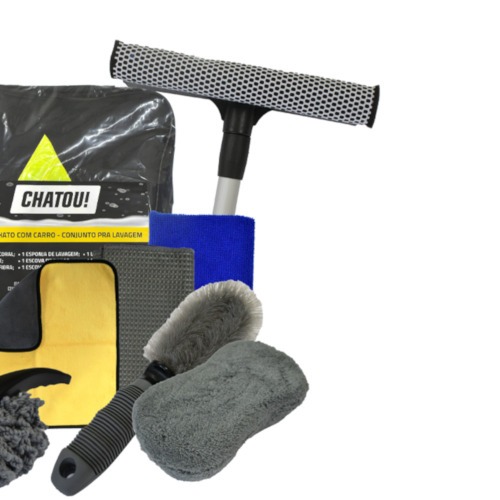 Kit para limpeza de carros 9 peças - Pro Chatou Kit para limpeza de carros 9 peças - Pro Chatou