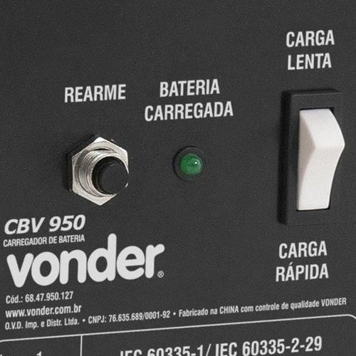 Carregador de bateria port�til 12 volts - CBV950  110V