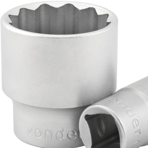 Soquete estriado 30 mm encaixe 1/2