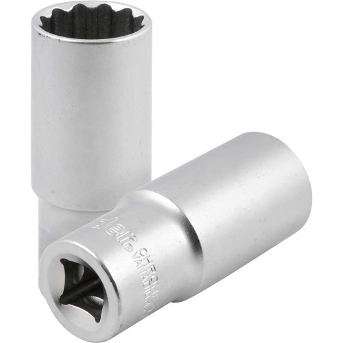 Soquete estriado longo 24 mm encaixe de 1/2