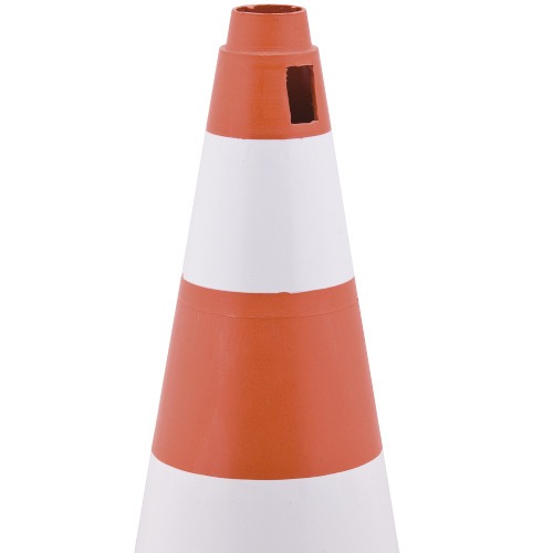 Cone de sinaliza��o com 50 cm com 2 faixas